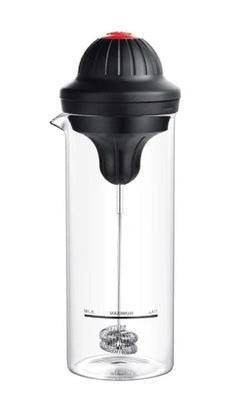 Electric Milk Frother for Coffee – Latte & Beverage Mixer Cup